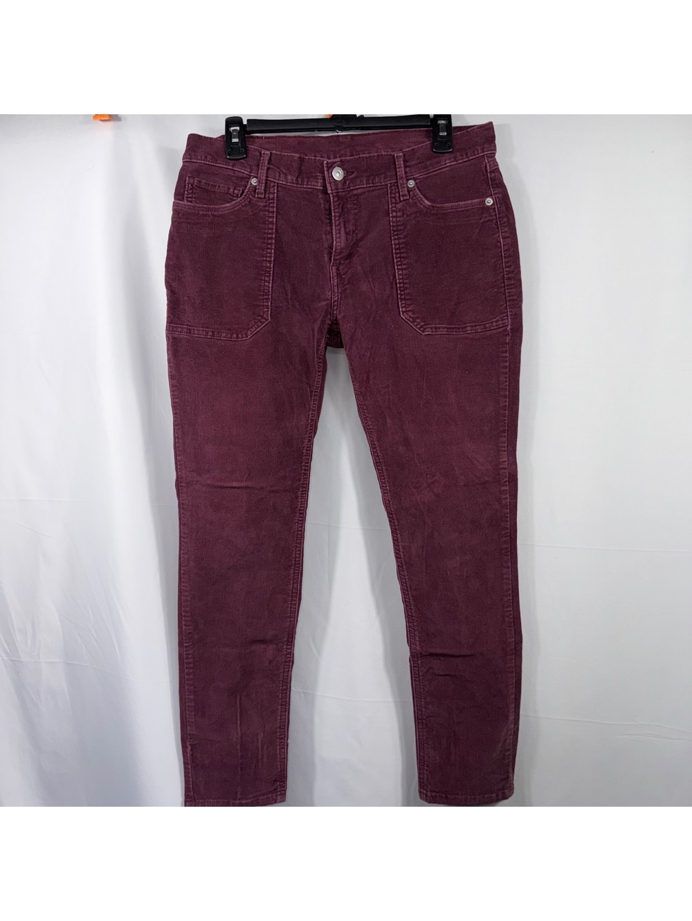 Levi’s Corduroy Burgundy Skinny Jeans Women’s 30